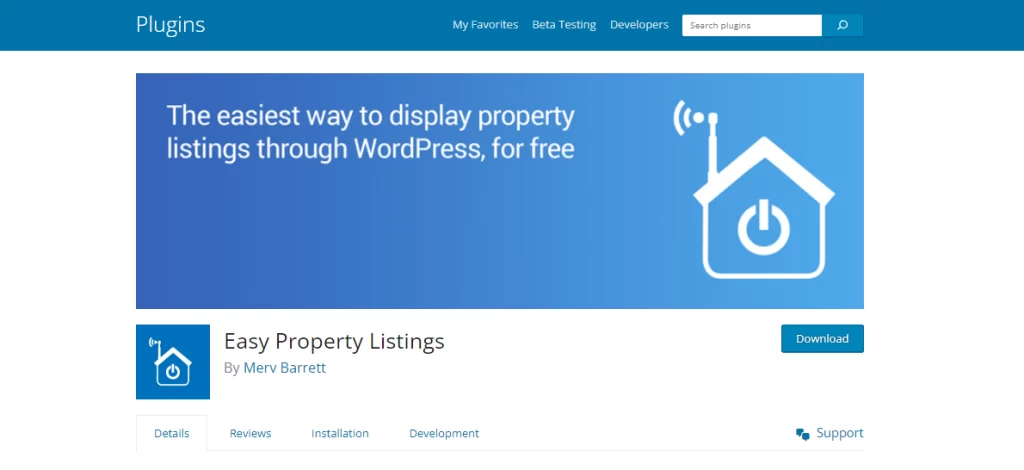 easy property listings plugin