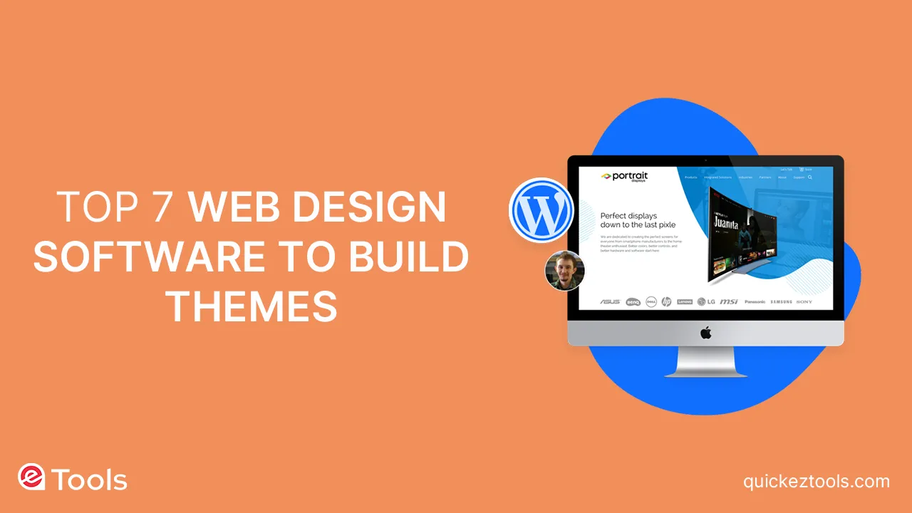 top 7 web design software to build themes