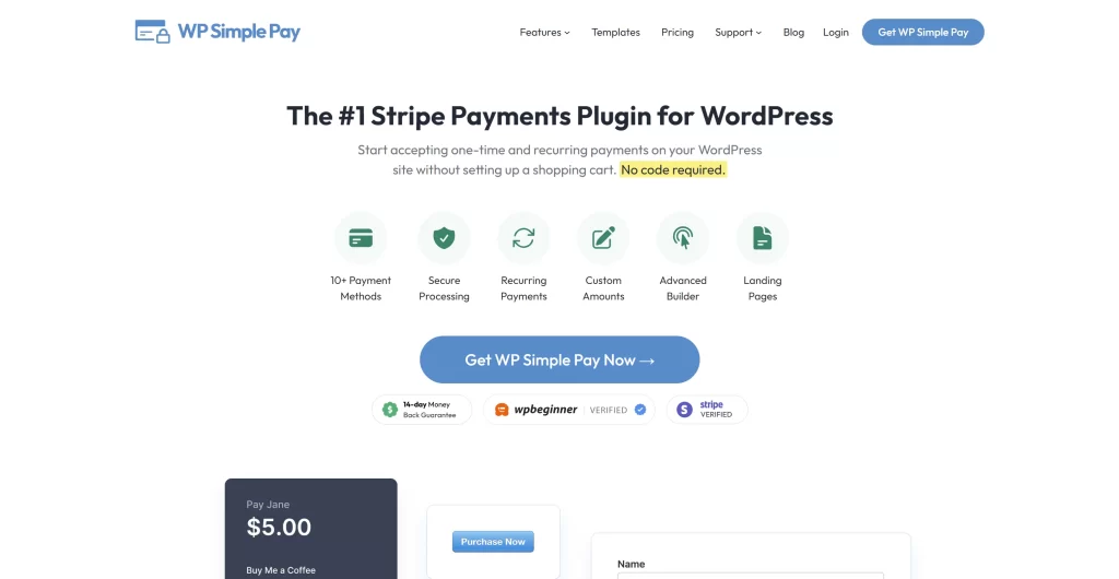 wp simple pay