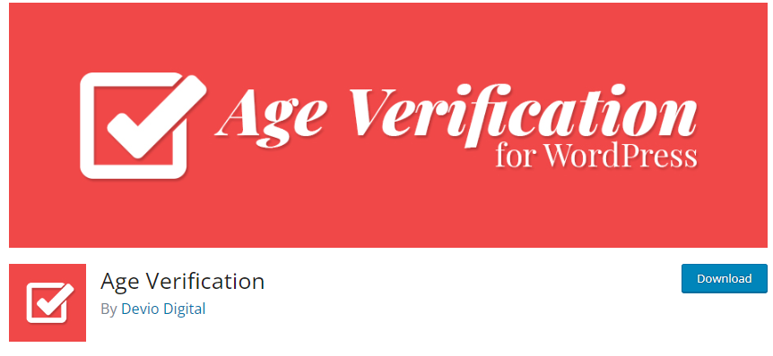 age verification for wordpress