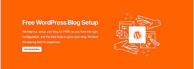 free wp blog setup