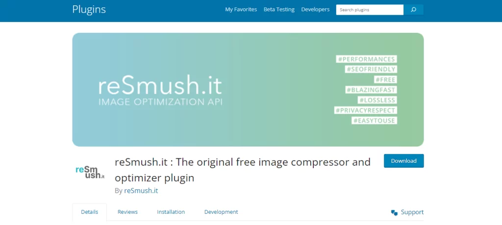 resmush.it plugin