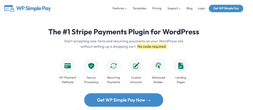 wp simple pay plugin