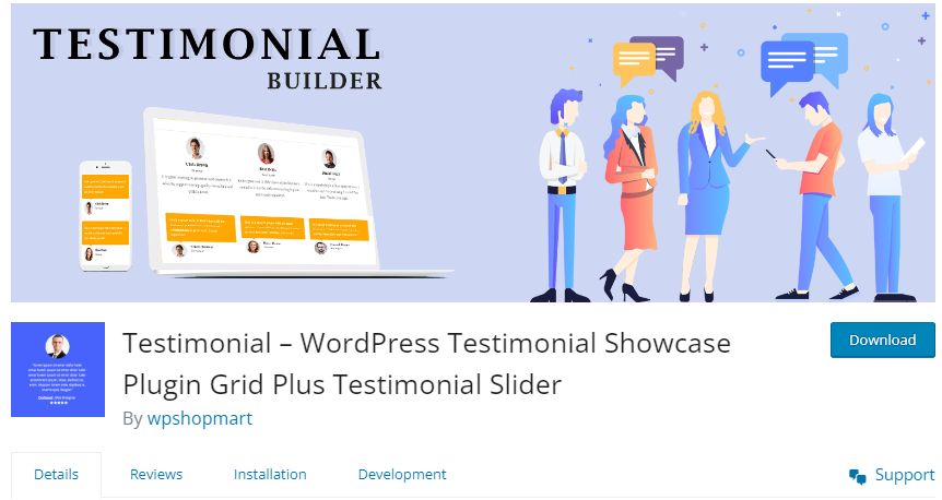 testimonial builder